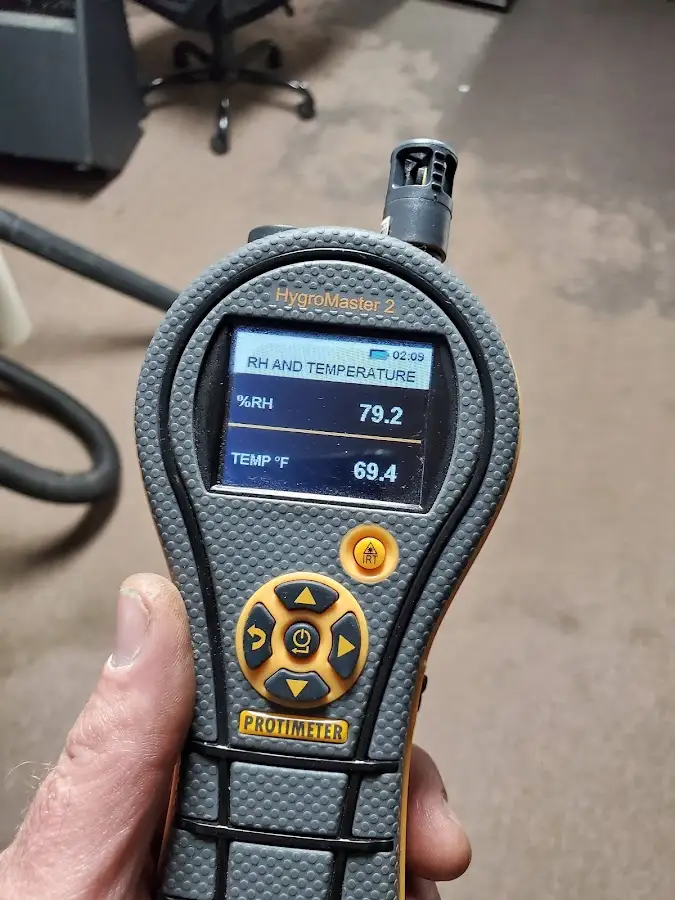 Moisture meter humidity assessment for Mold Remediation & Removal in Flint