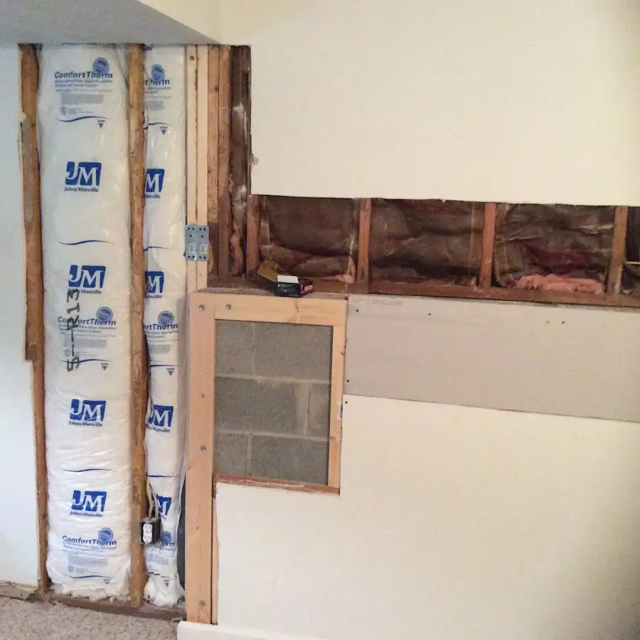 Wall insulation replacement during Odor Removal & Deodorization in Flint